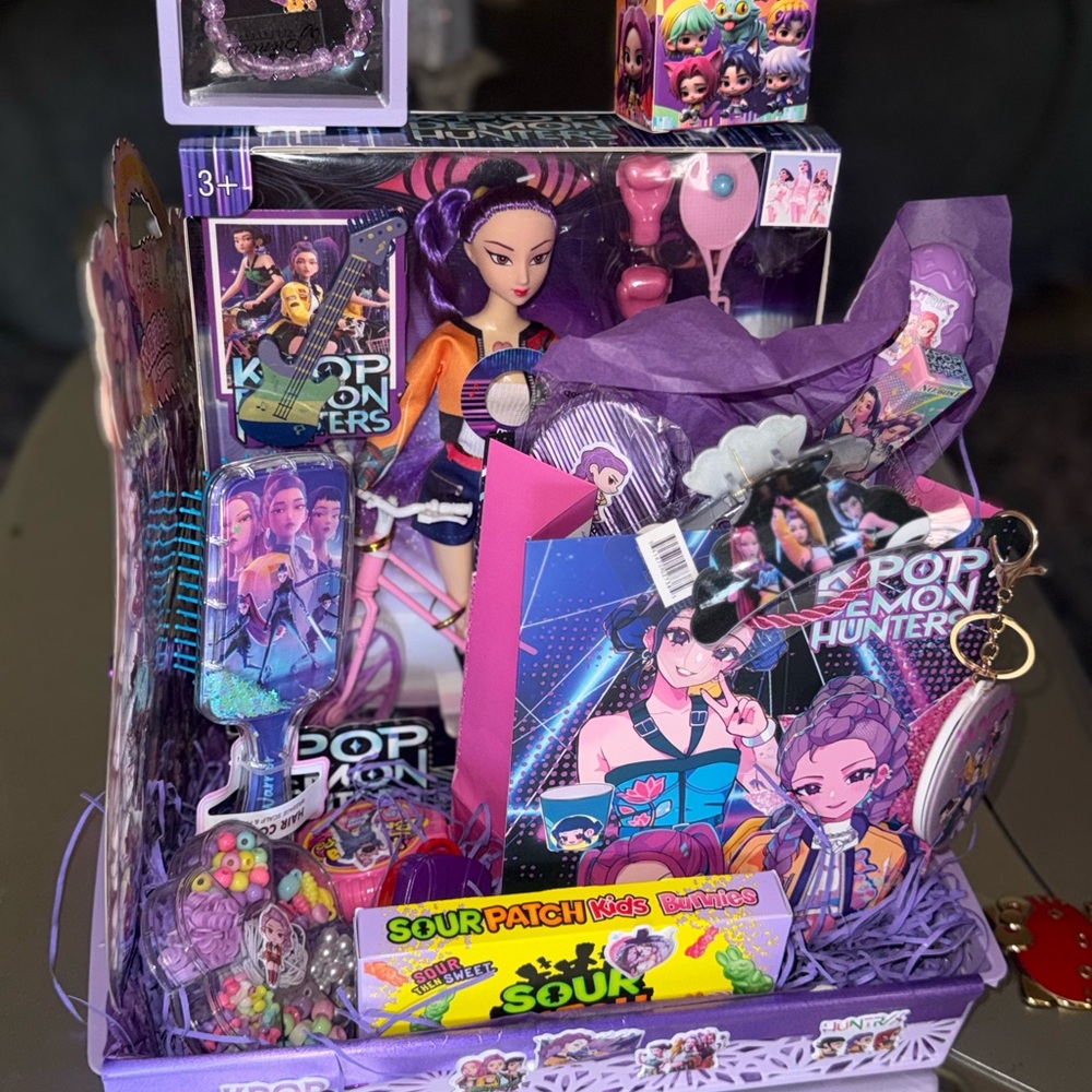 K-pop demon Hunters easter basket
